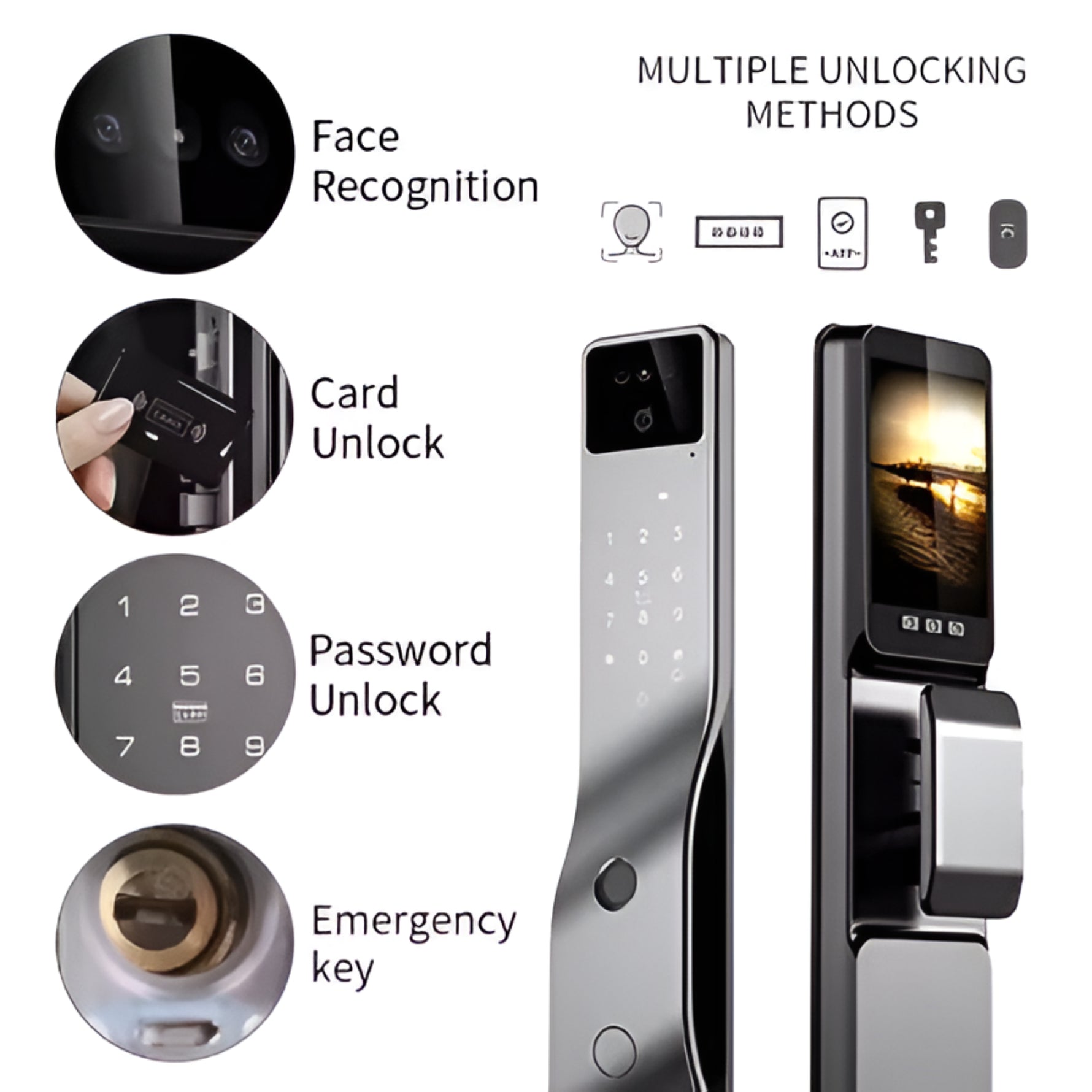 SilverCrest Vera3D Face Recognition Smart Lock