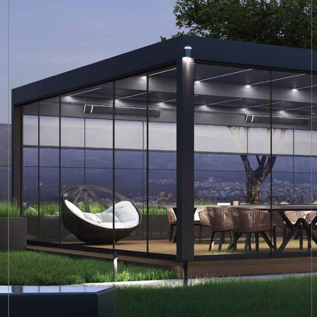 GlasSphere Atrium 12x14 Smart Pergola Pavilion